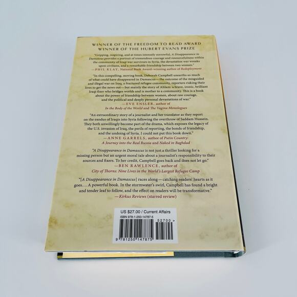 A Disappearance In Damascus, a hardcover book / novel by Deborah Campbell - GUC - Picture 8 of 12